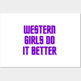 Western Girls Posters and Art